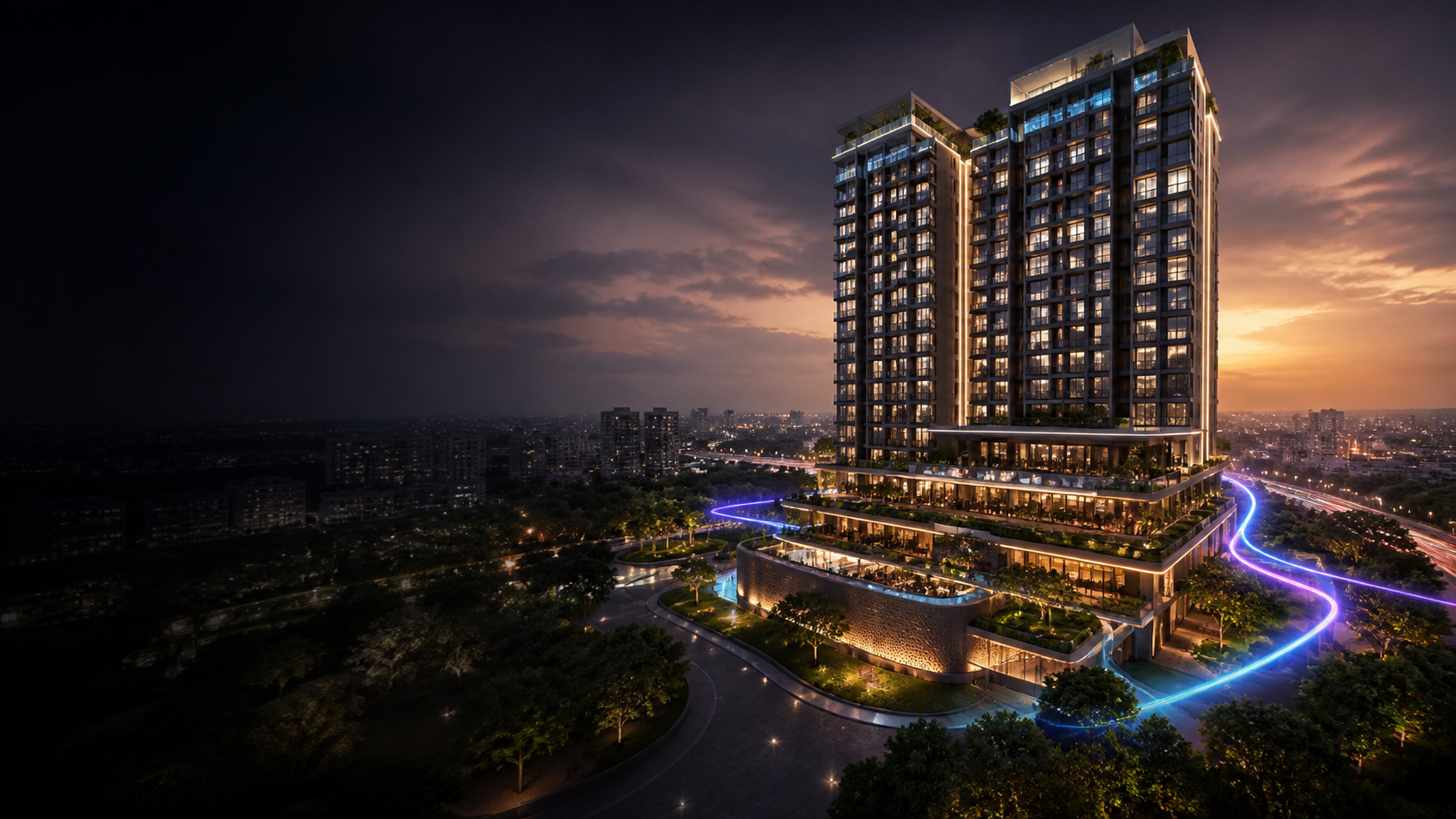 3D visualisation of a luxury real estate project