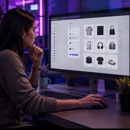 Product search and filter interface