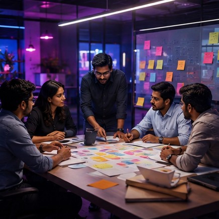 Indian team planning an ecommerce strategy