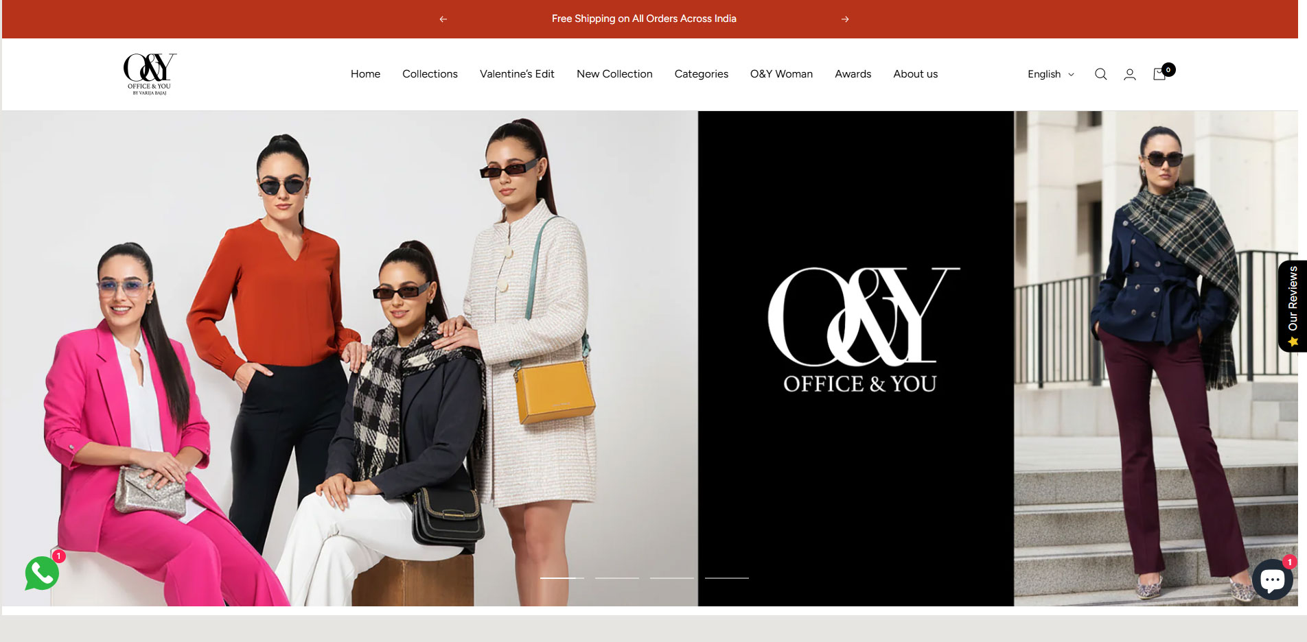 Office and You ecommerce website