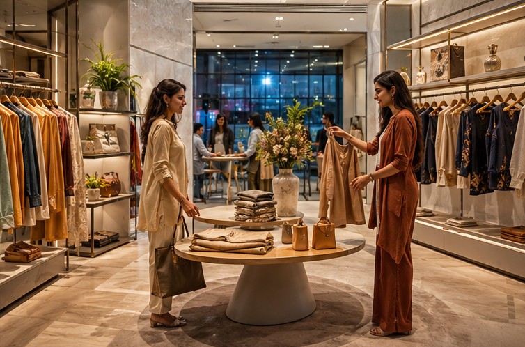 Premium fashion and lifestyle retail store in Gurugram