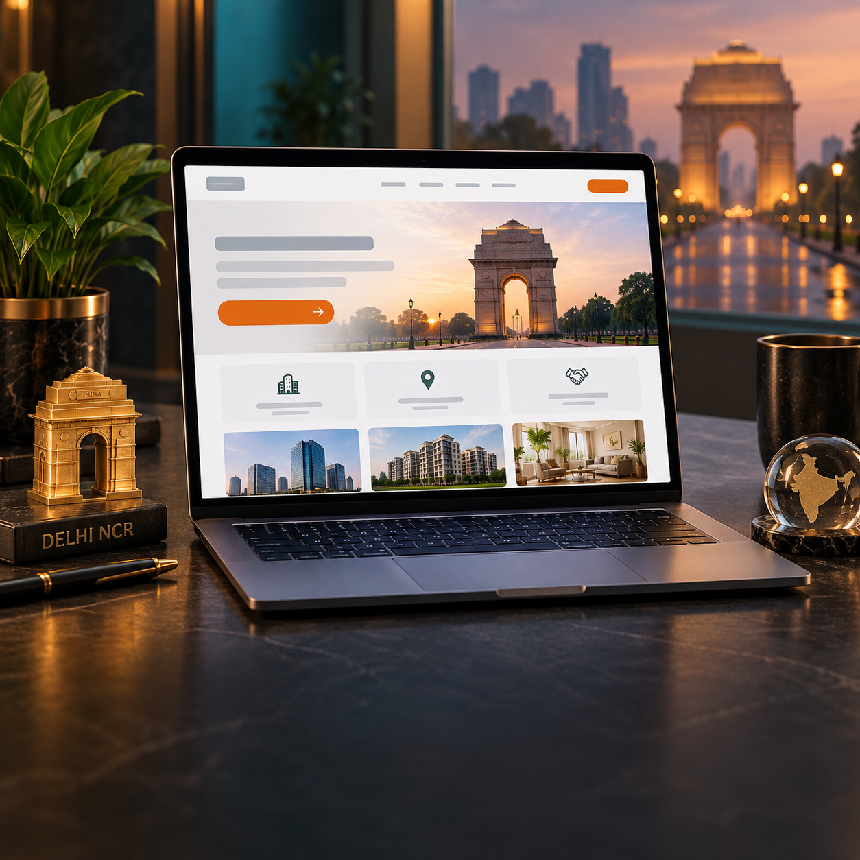 Conversion-focused landing page concept