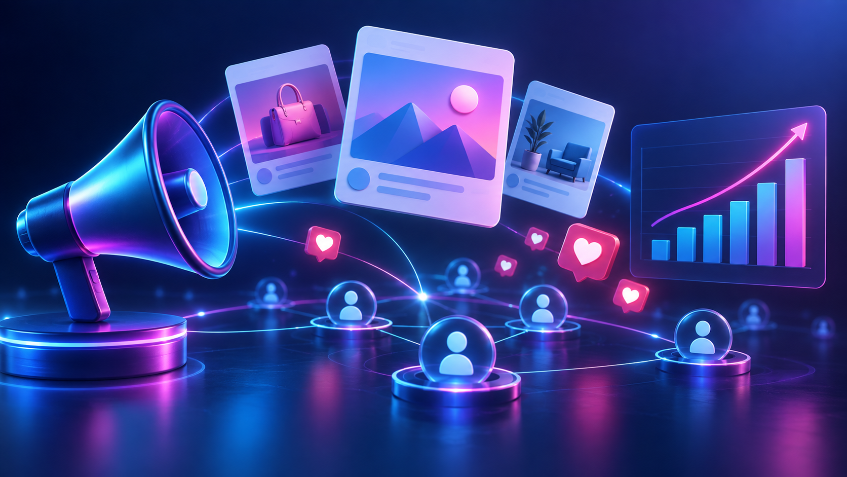Meta Ads social media campaign concept