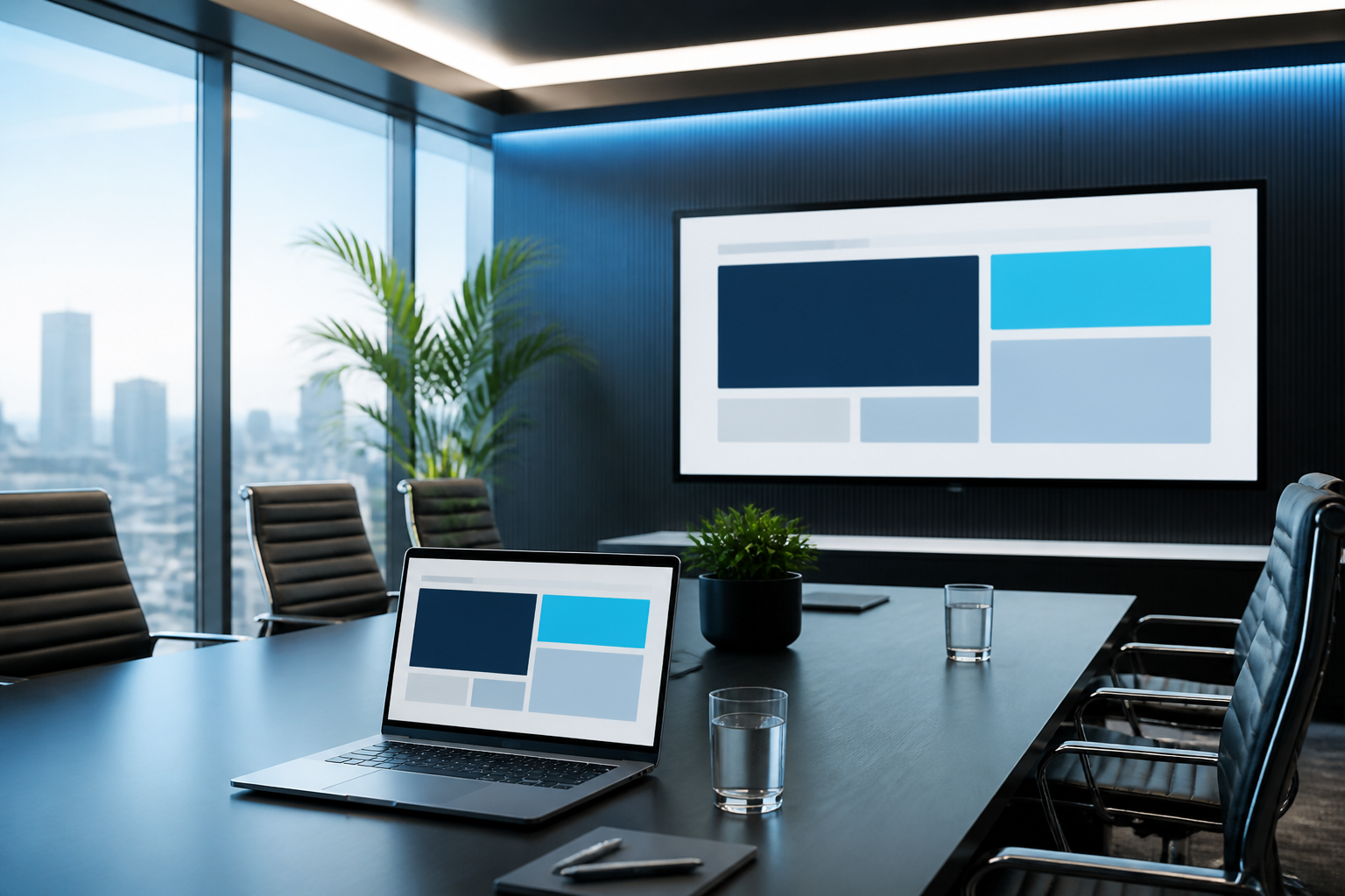 Corporate website design and development concept