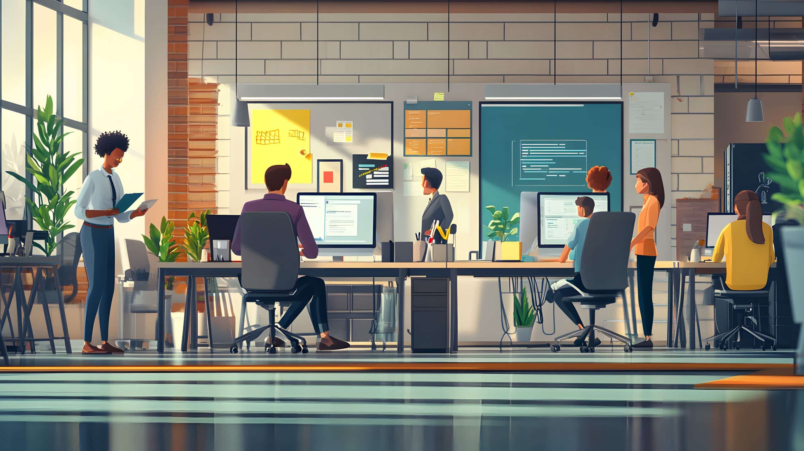 Team working on digital content at a 3D animation company in Gurgaon