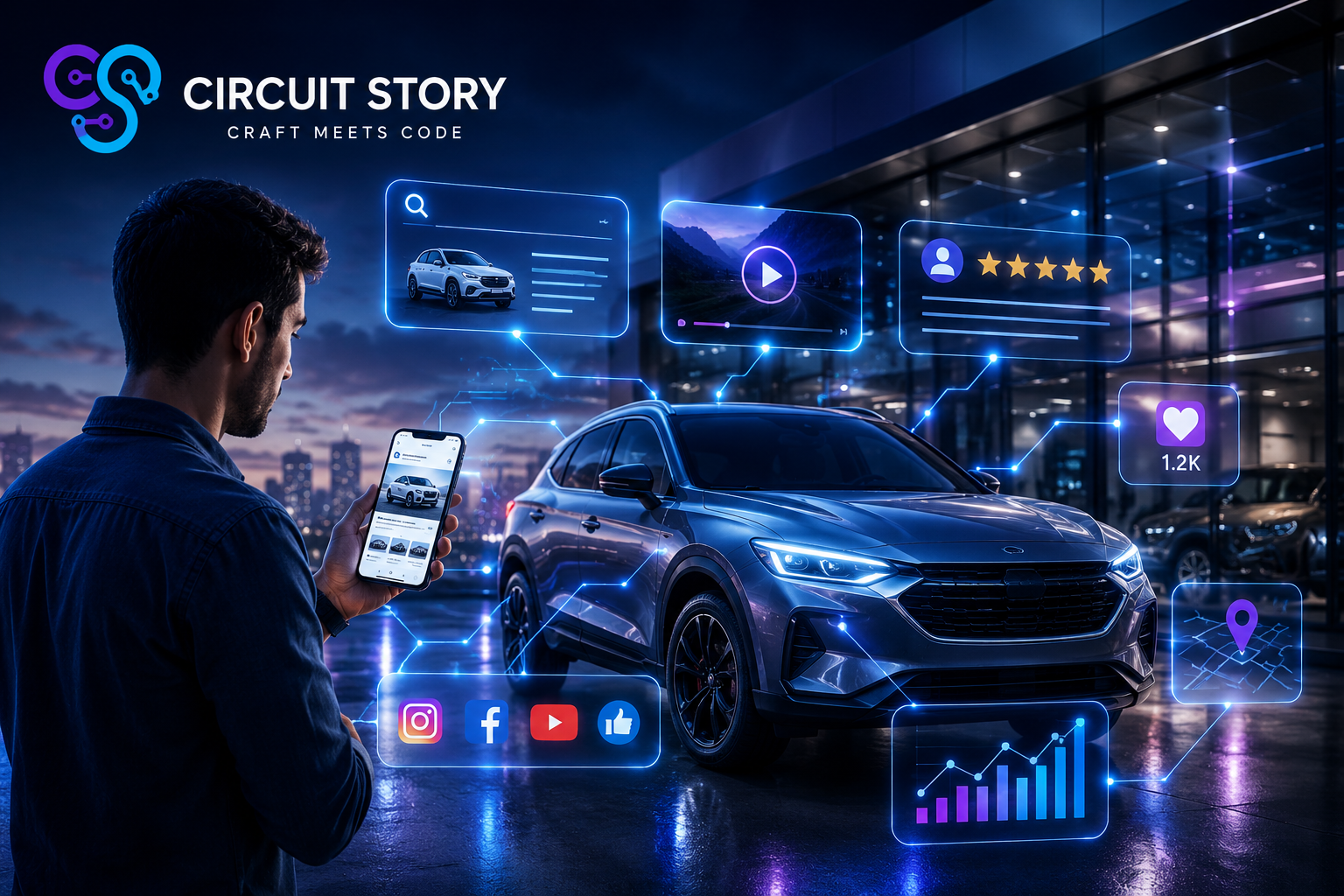 Automobile advertising agency Gurgaon helping car brands connect with modern buyers through digital marketing, social media, online reviews, and data-driven campaigns.