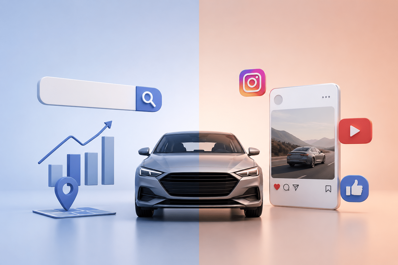 Google Ads vs. Social Media: What Works Best for Automobile Brands in Gurgaon?