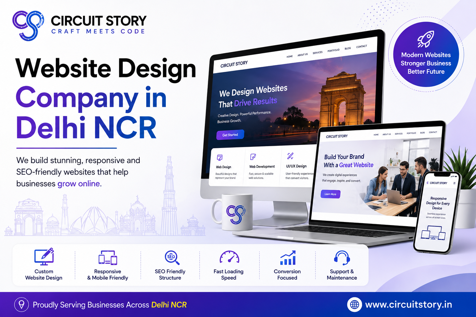 Website Design Company in Delhi NCR: Build a Strong Digital Presence