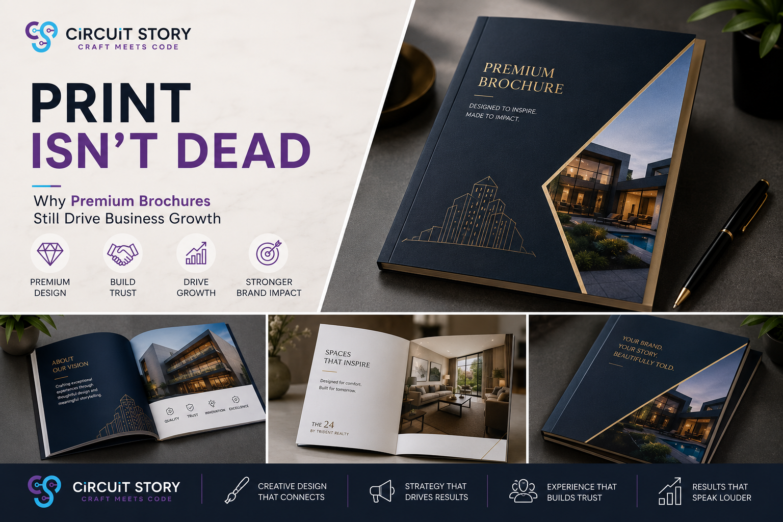 Print Isn’t Dead: Why Premium Brochures Still Drive Business Growth