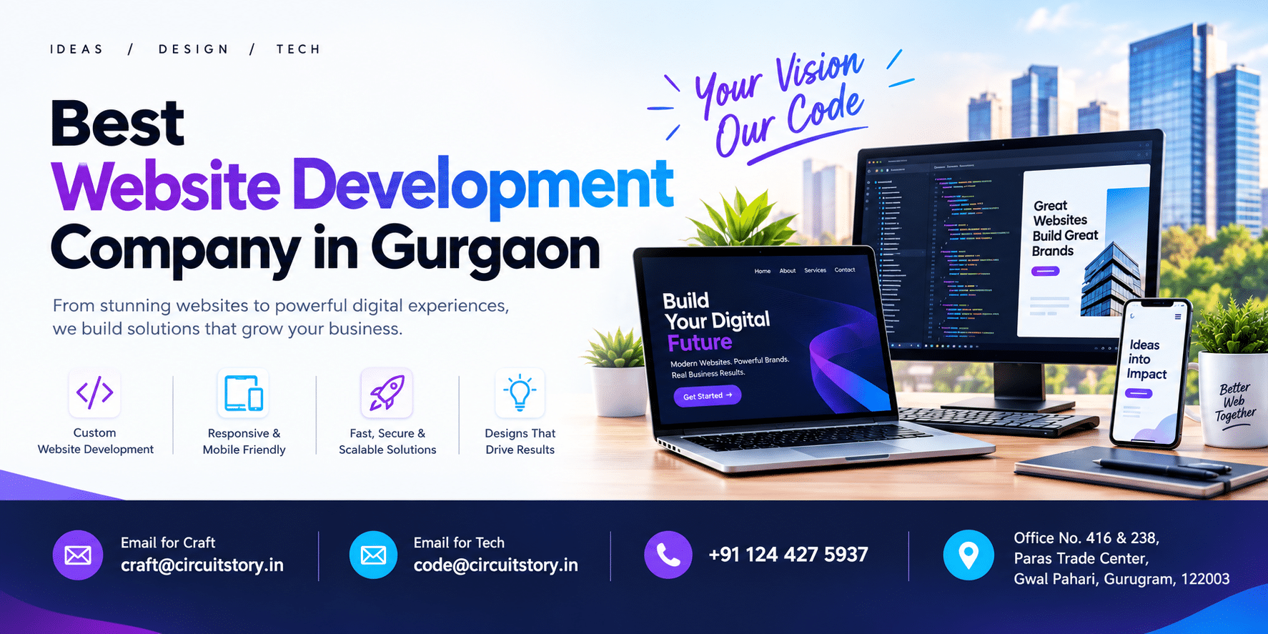 Best Website Development Company in Gurgaon : Top 10 Companies to Consider