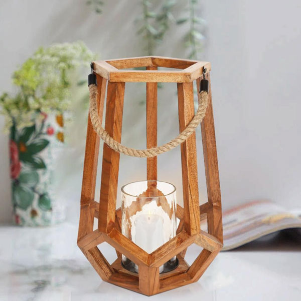 Wooden Christmas Lantern
